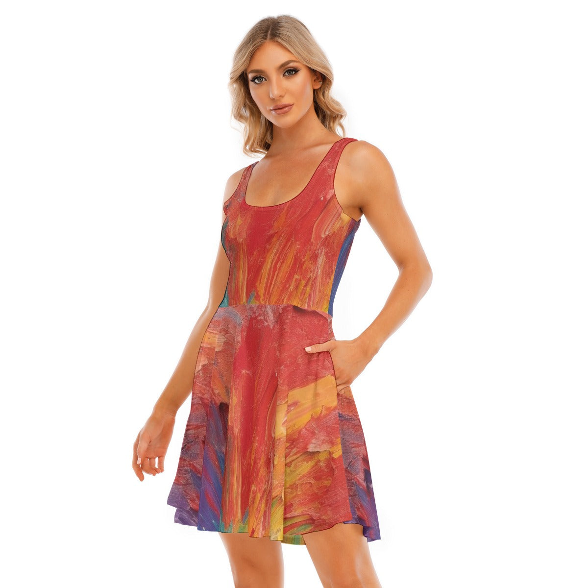 All-Over Print Women's Tank Vest Dress