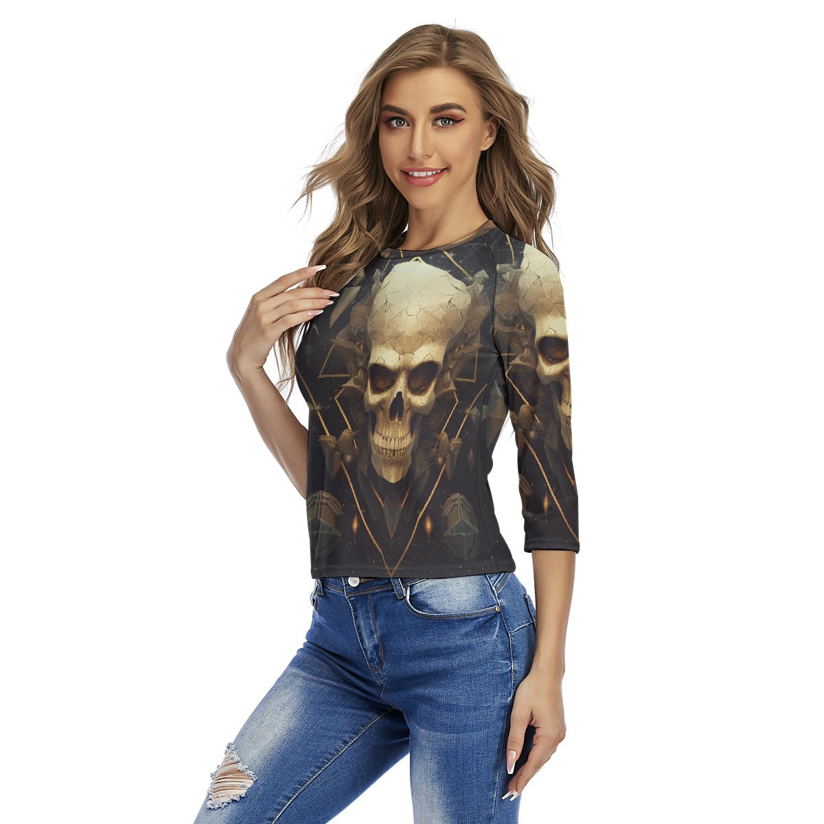 All-Over Print Women's Raglan Sleeves T-shirts