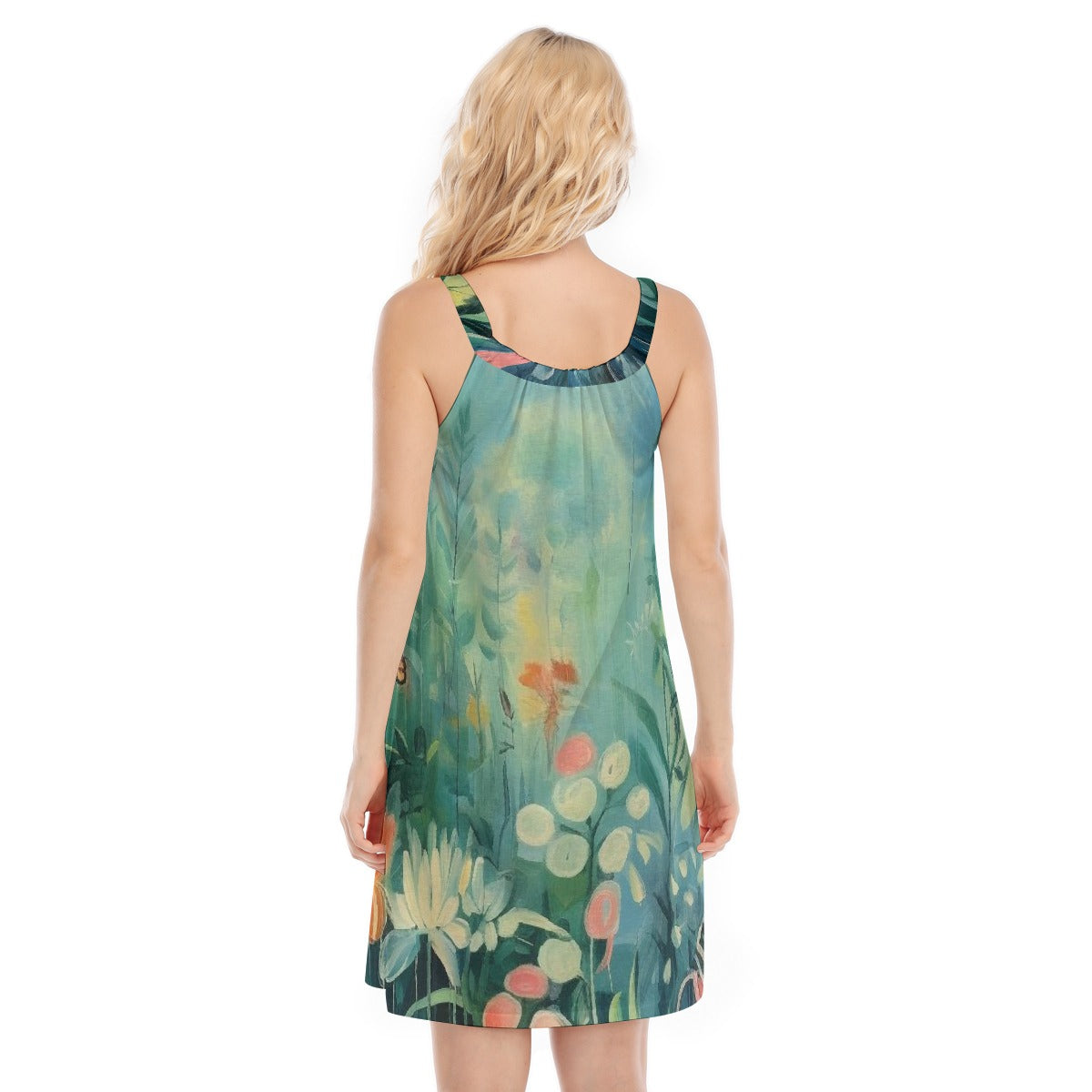 All-Over Print Women's Sleeveless Cami Dress