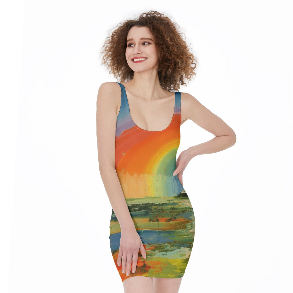 All-Over Print Women's Bodycon Dress