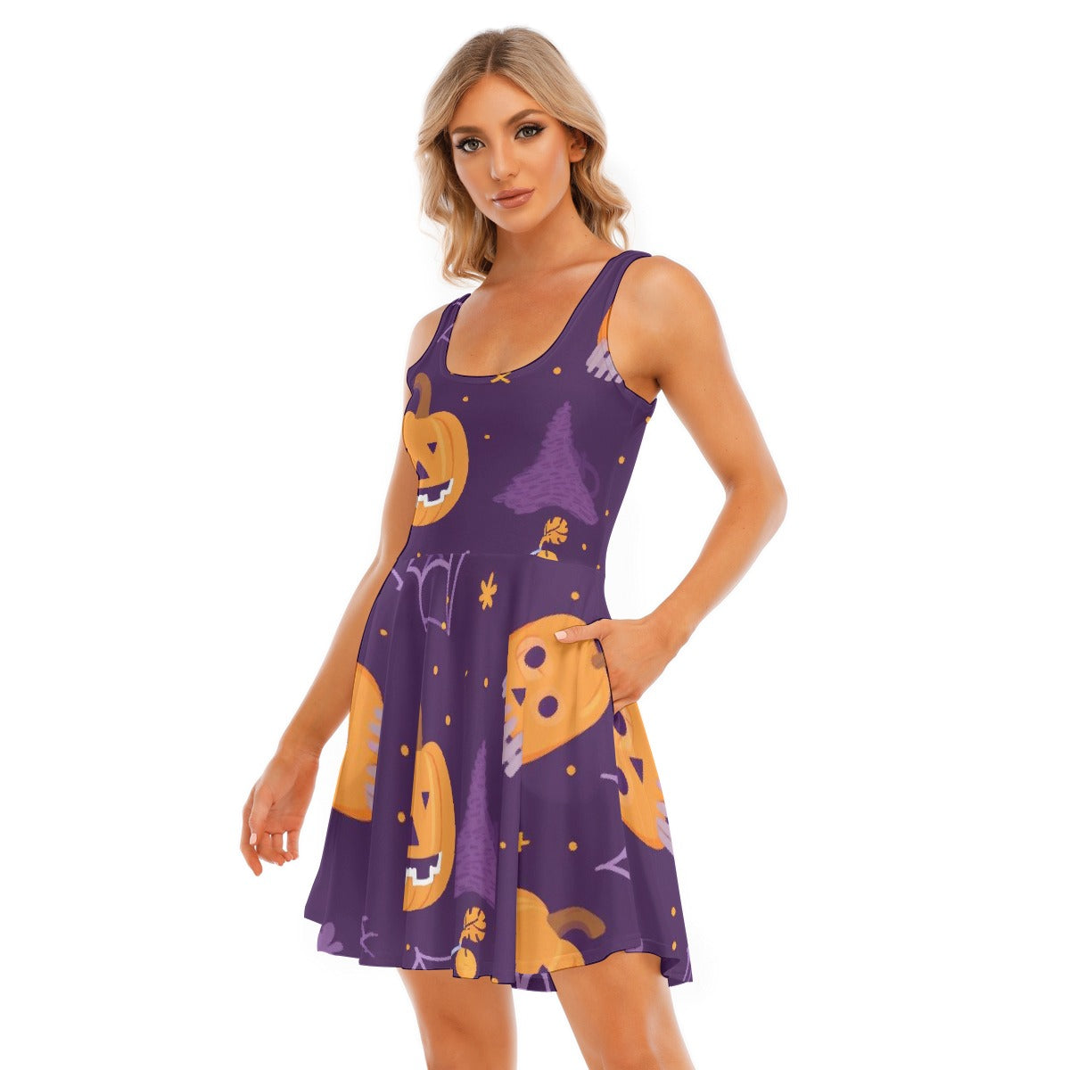 All-Over Print Women's Tank Vest Dress