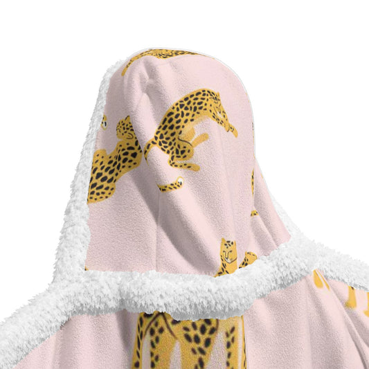 All-Over Print Unisex Wearable Hooded Blanket