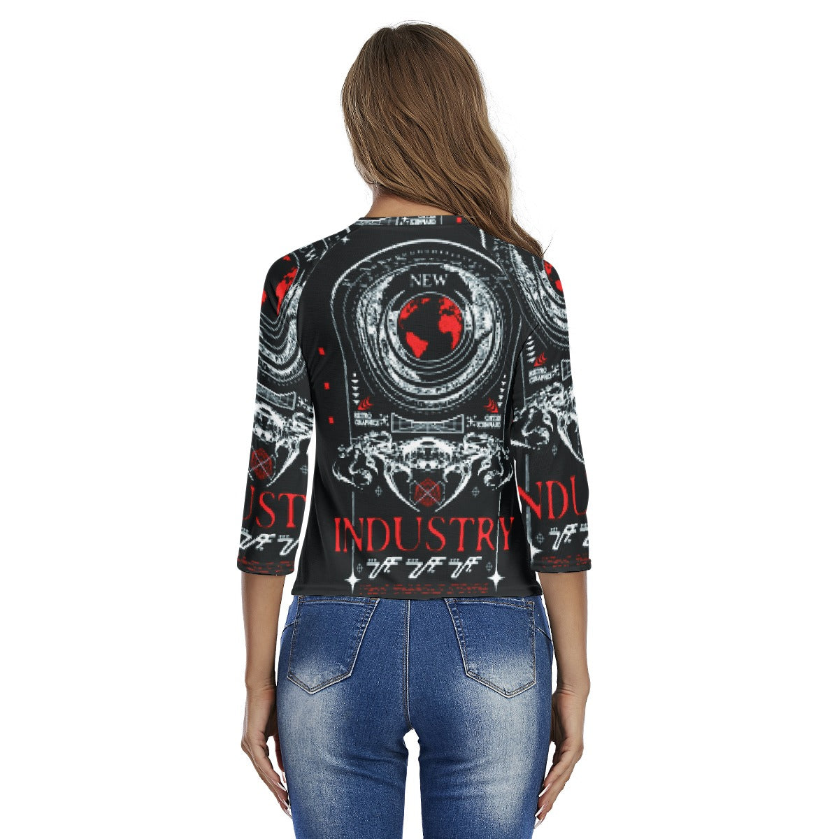 All-Over Print Women's Raglan Sleeves T-shirts