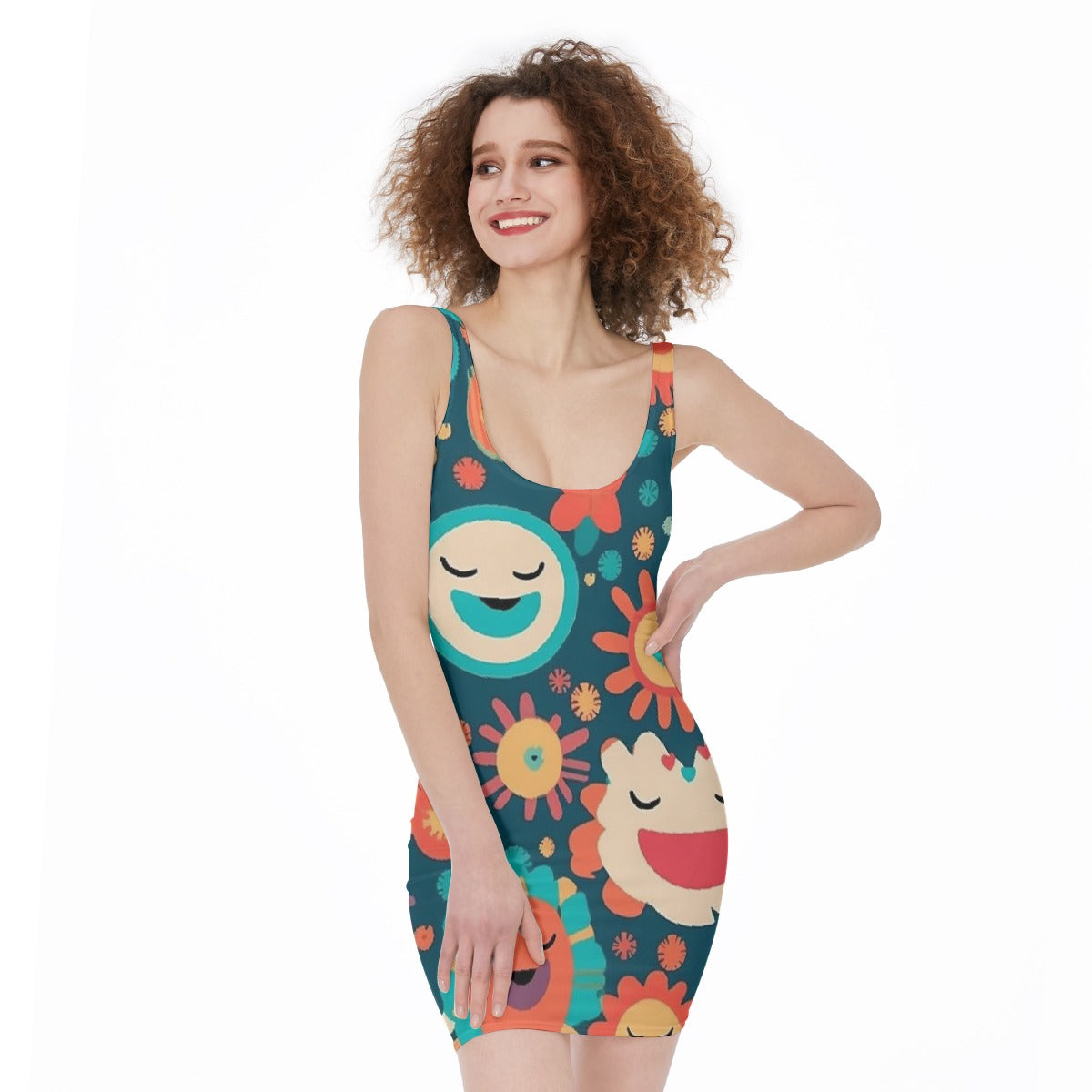 All-Over Print Women's Bodycon Dress