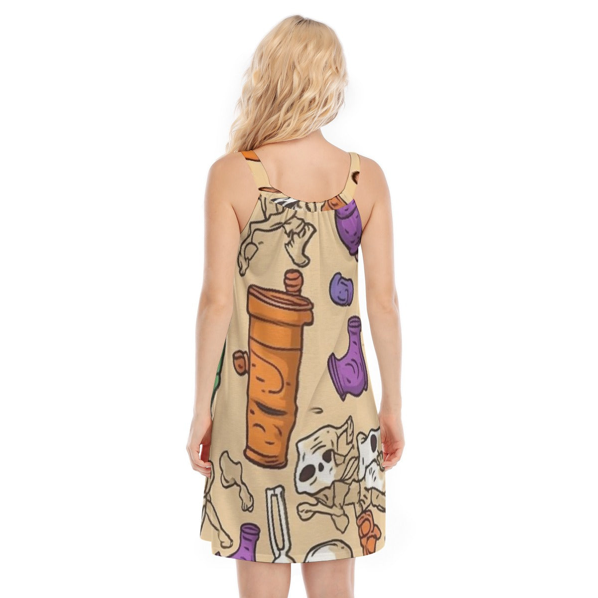 All-Over Print Women's Sleeveless Cami Dress