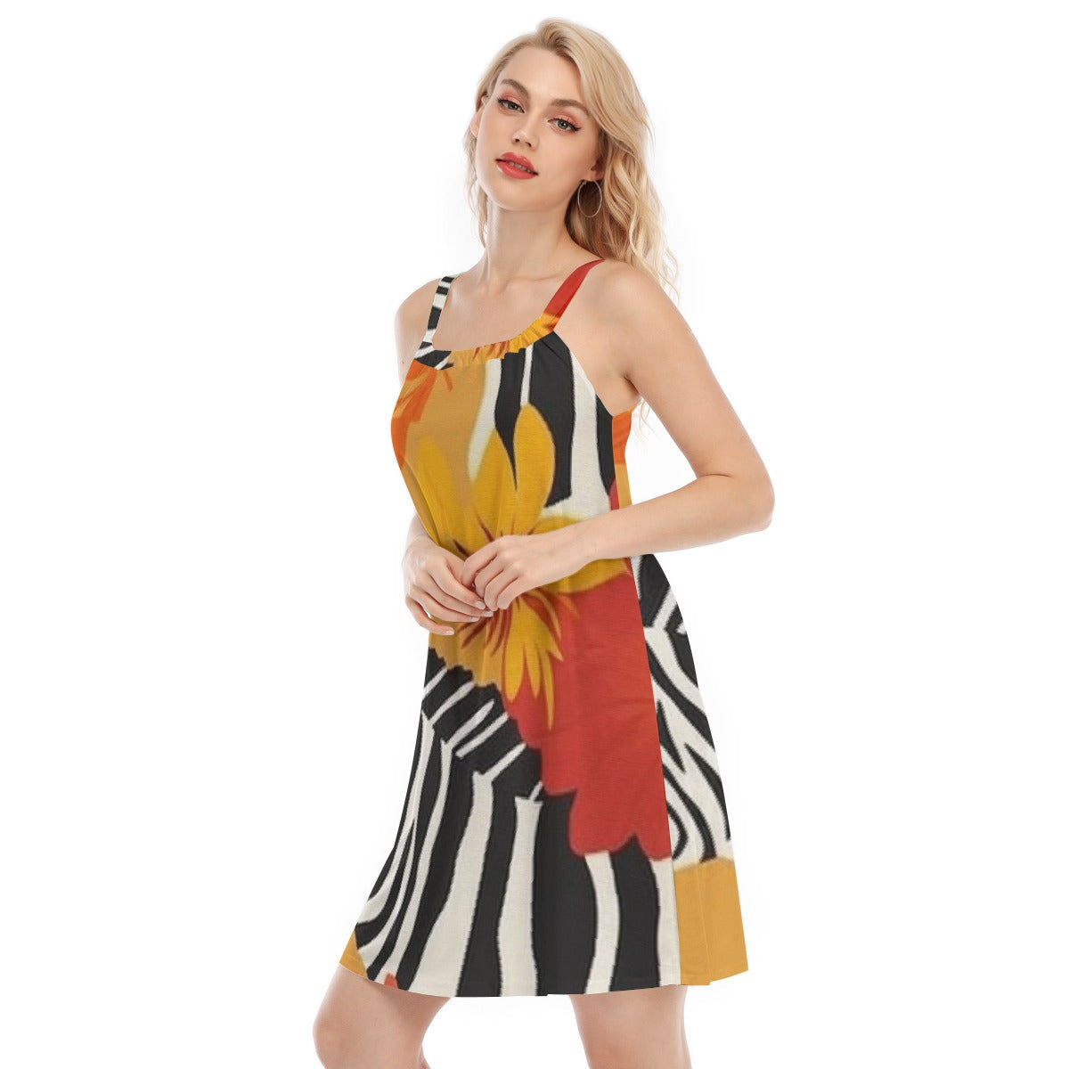 All-Over Print Women's Sleeveless Cami Dress