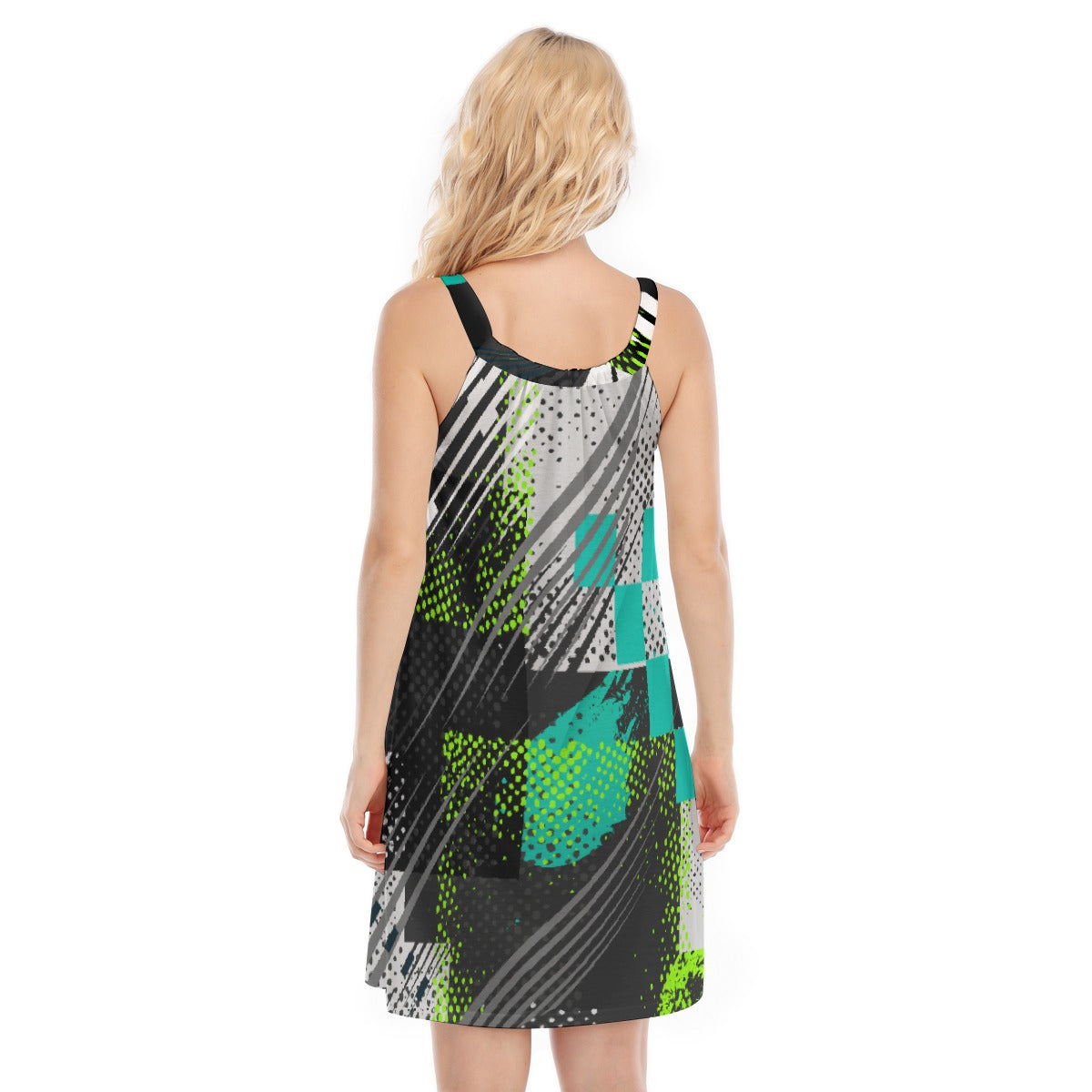 All-Over Print Women's Sleeveless Cami Dress