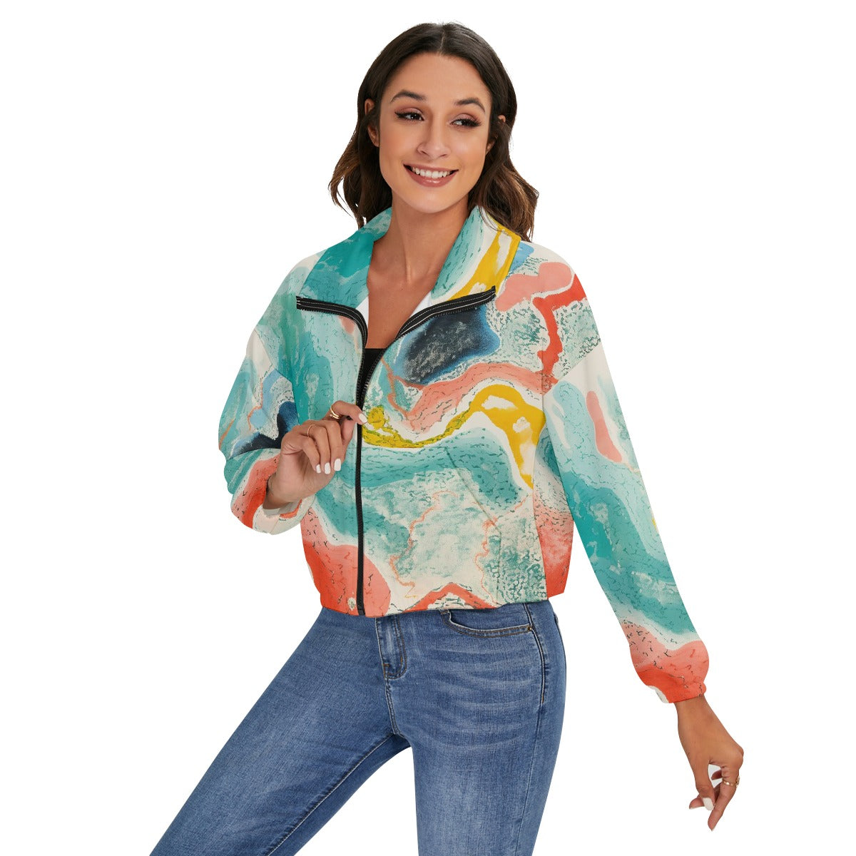 All-Over Print Women's Zip Jacket