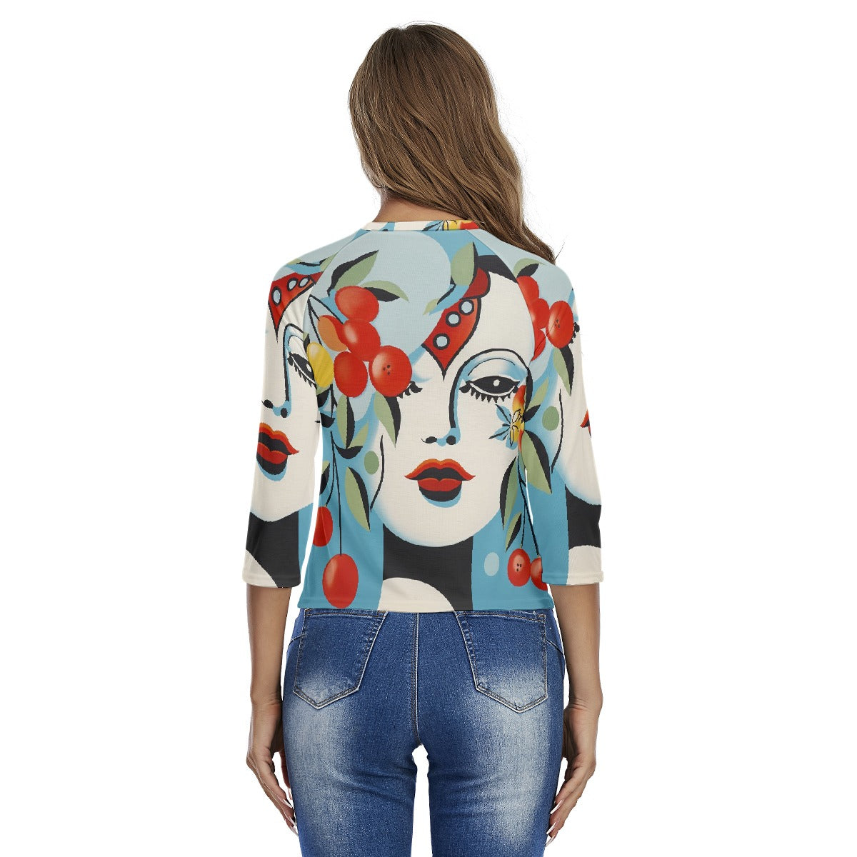 All-Over Print Women's Raglan Sleeves T-shirts