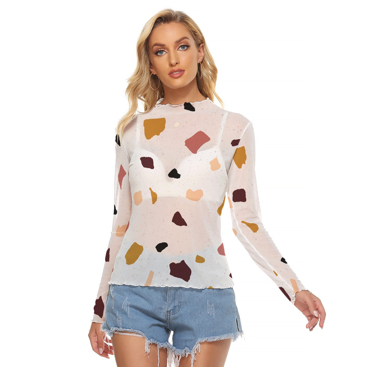 All-Over Print Women's Mesh T-shirt