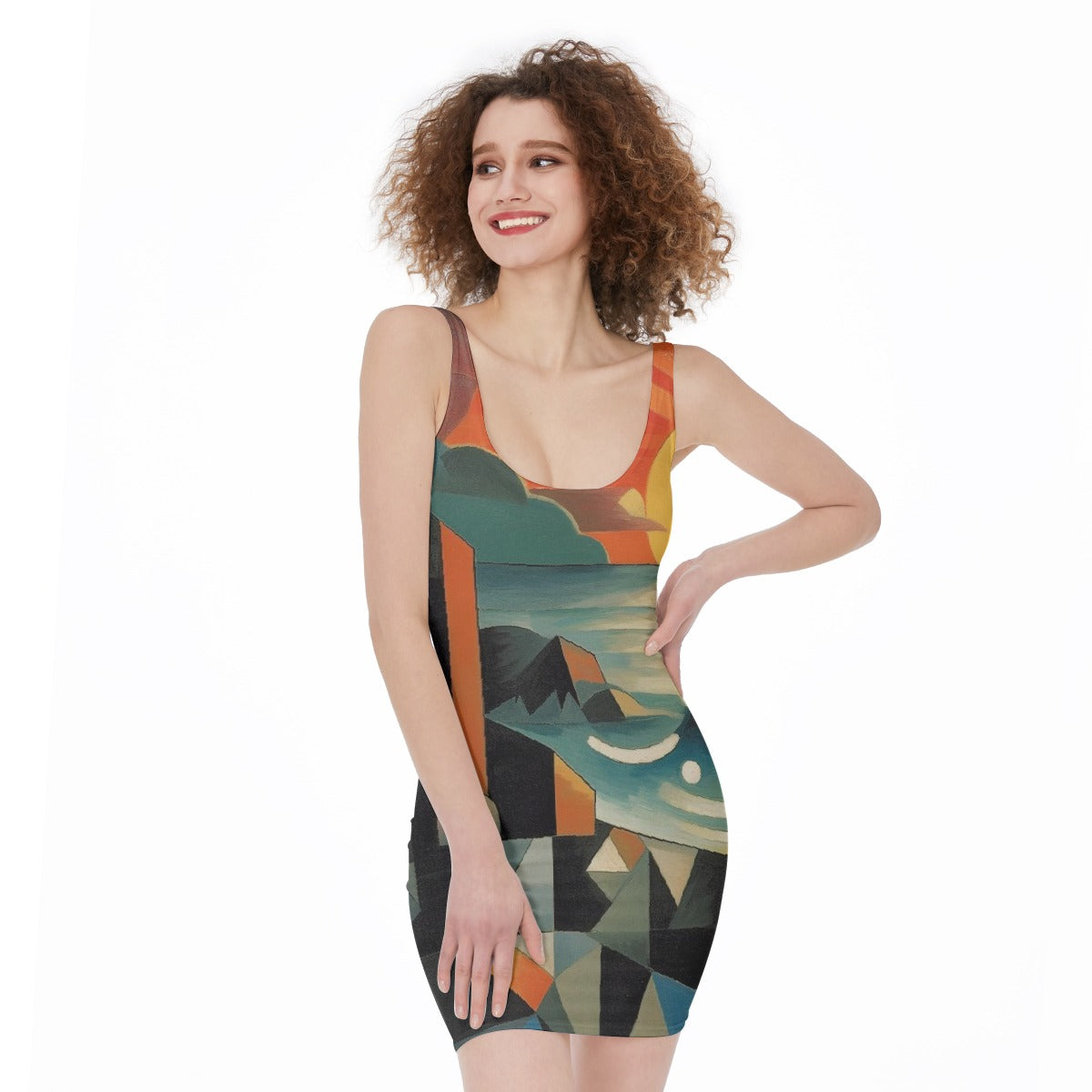 All-Over Print Women's Bodycon Dress