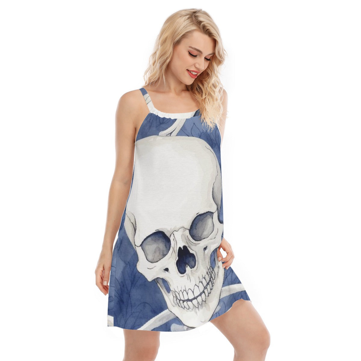 All-Over Print Women's Sleeveless Cami Dress