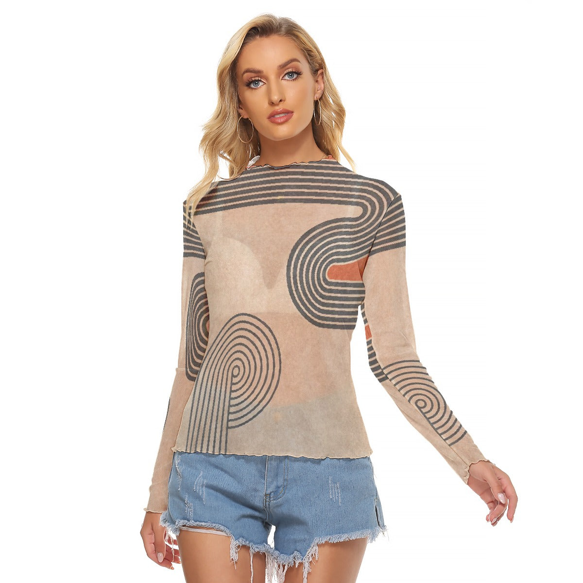 All-Over Print Women's Mesh T-shirt