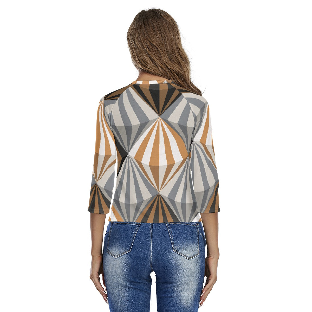 All-Over Print Women's Raglan Sleeves T-shirts