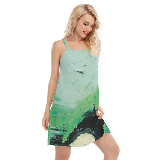 All-Over Print Women's Sleeveless Cami Dress