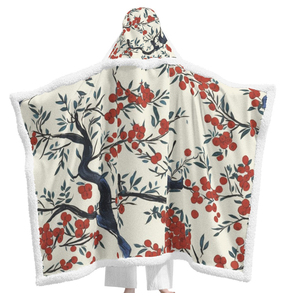 All-Over Print Unisex Wearable Hooded Blanket