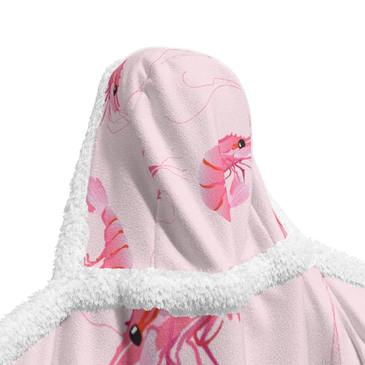 All-Over Print Unisex Wearable Hooded Blanket