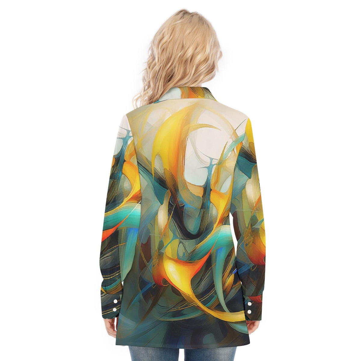 All-Over Print Women's Long Shirt