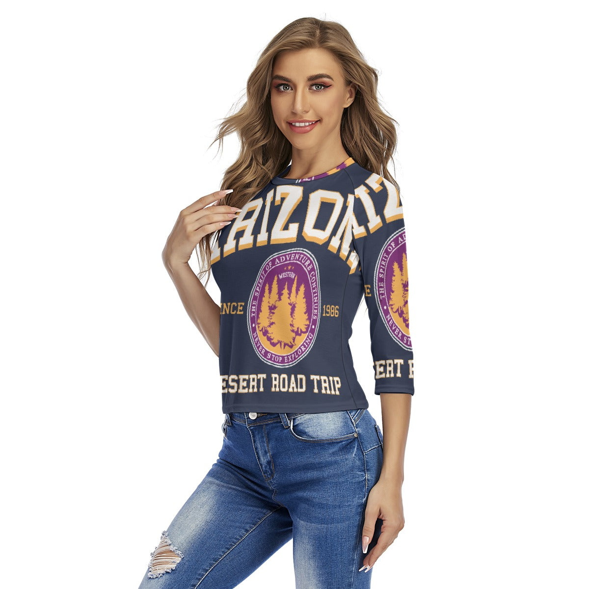 All-Over Print Women's Raglan Sleeves T-shirts