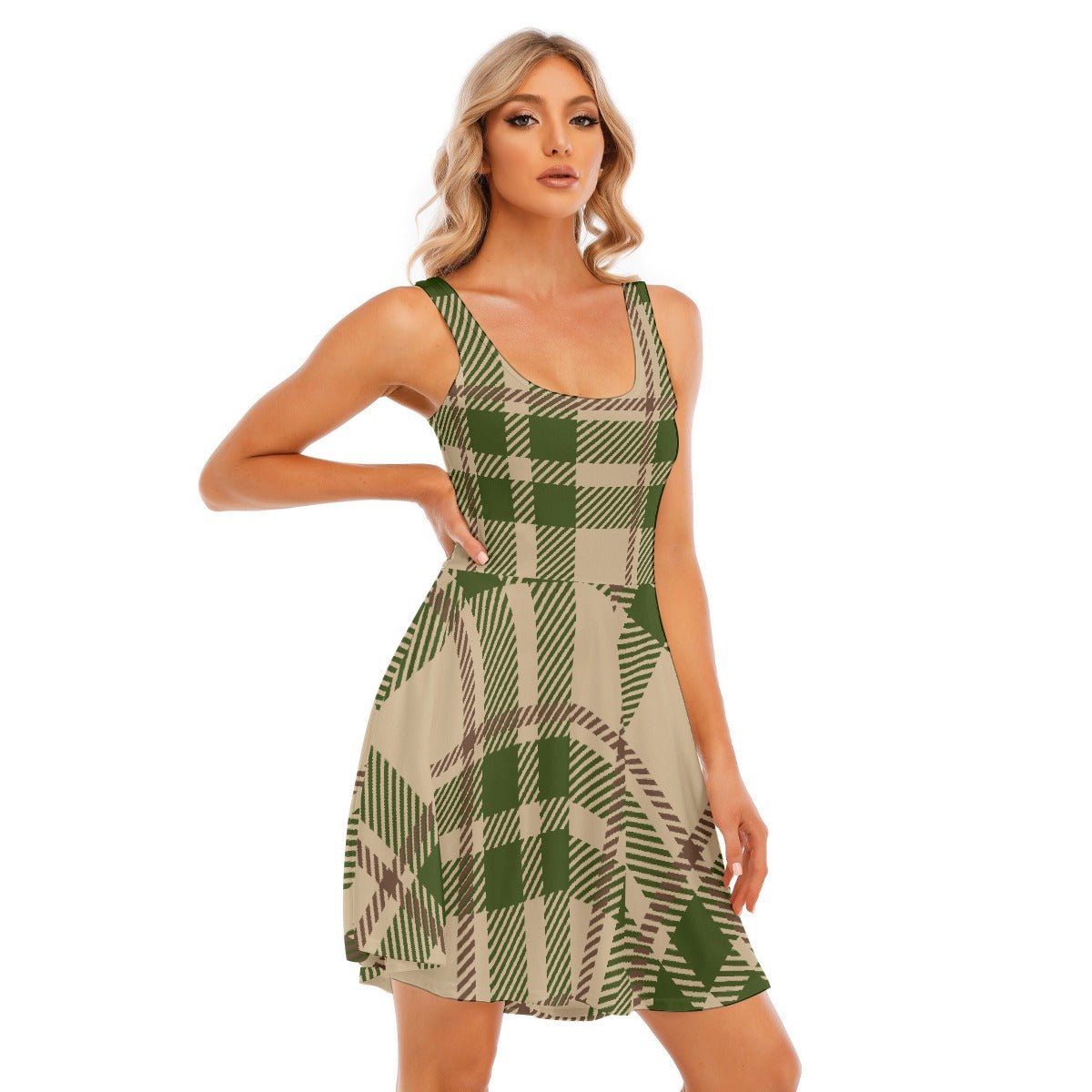 All-Over Print Women's Tank Vest Dress