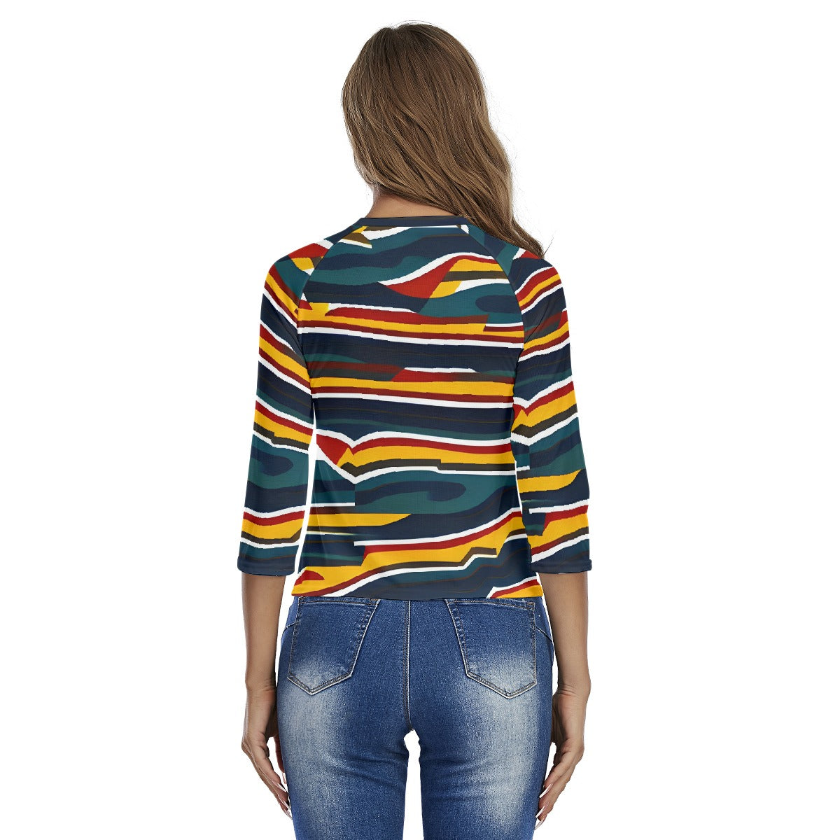 All-Over Print Women's Raglan Sleeves T-shirts