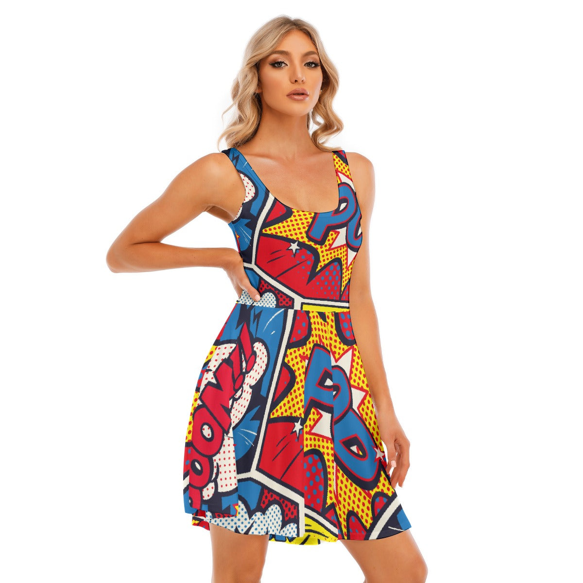 All-Over Print Women's Tank Vest Dress