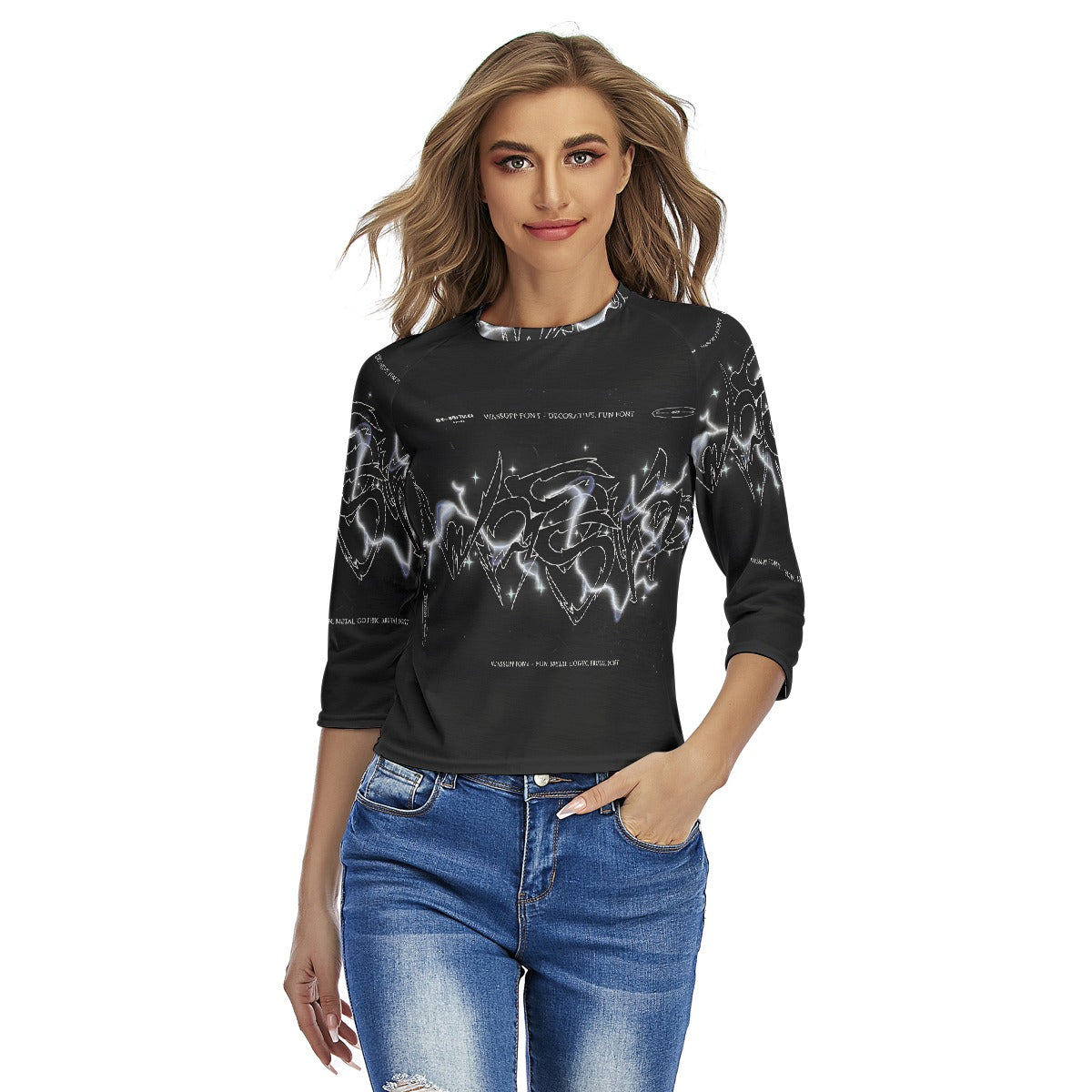 All-Over Print Women's Raglan Sleeves T-shirts