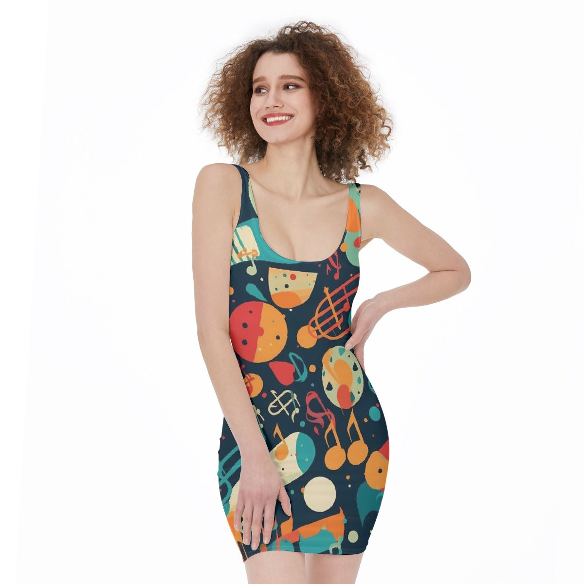 All-Over Print Women's Bodycon Dress