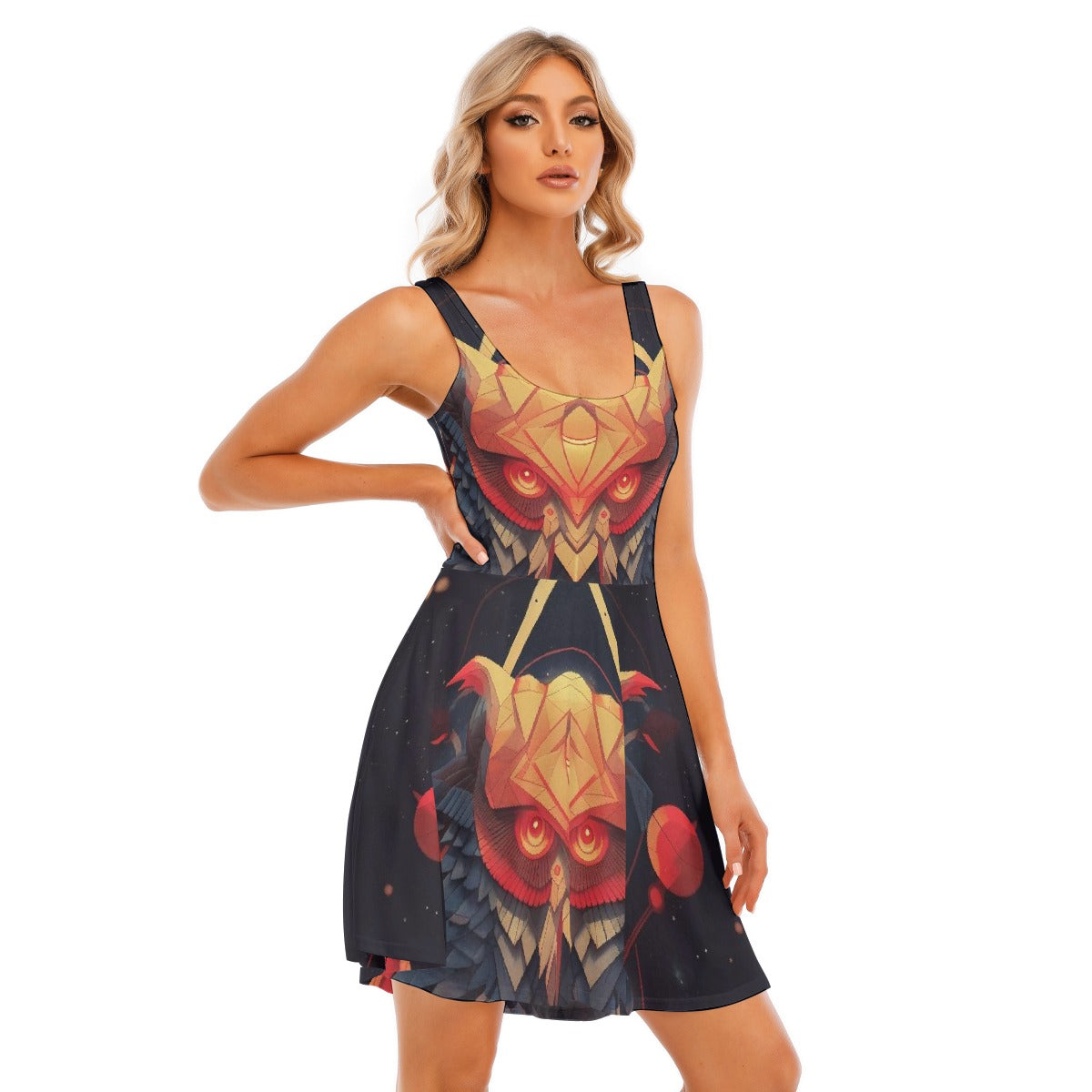 All-Over Print Women's Tank Vest Dress