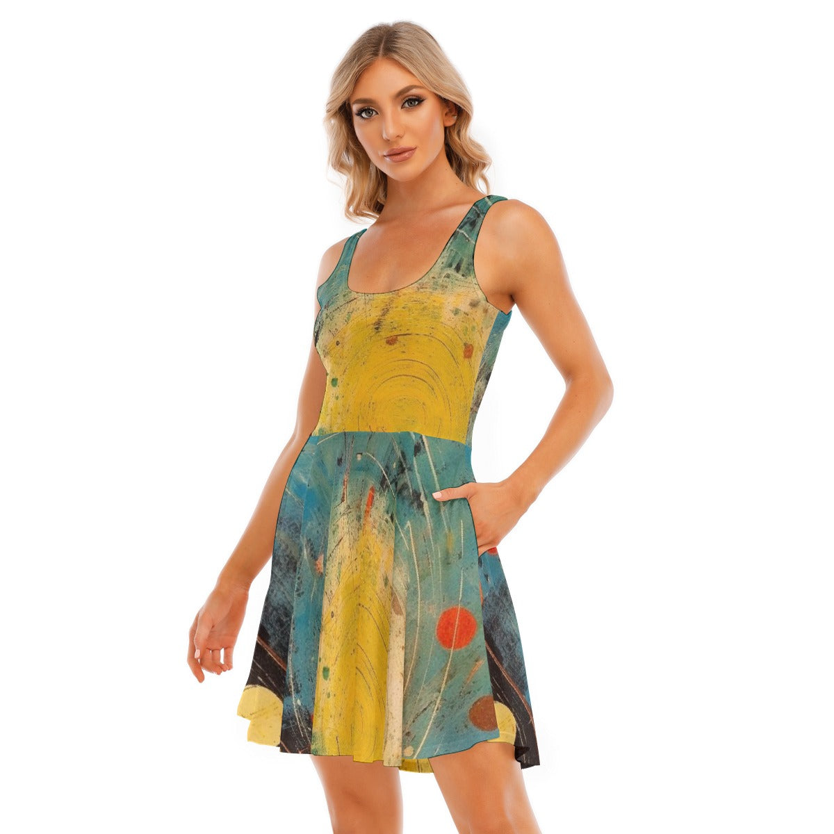 All-Over Print Women's Tank Vest Dress