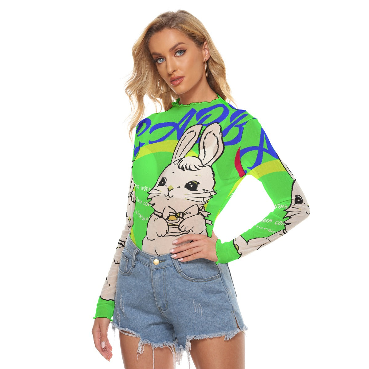 All-Over Print Women's Mesh T-shirt