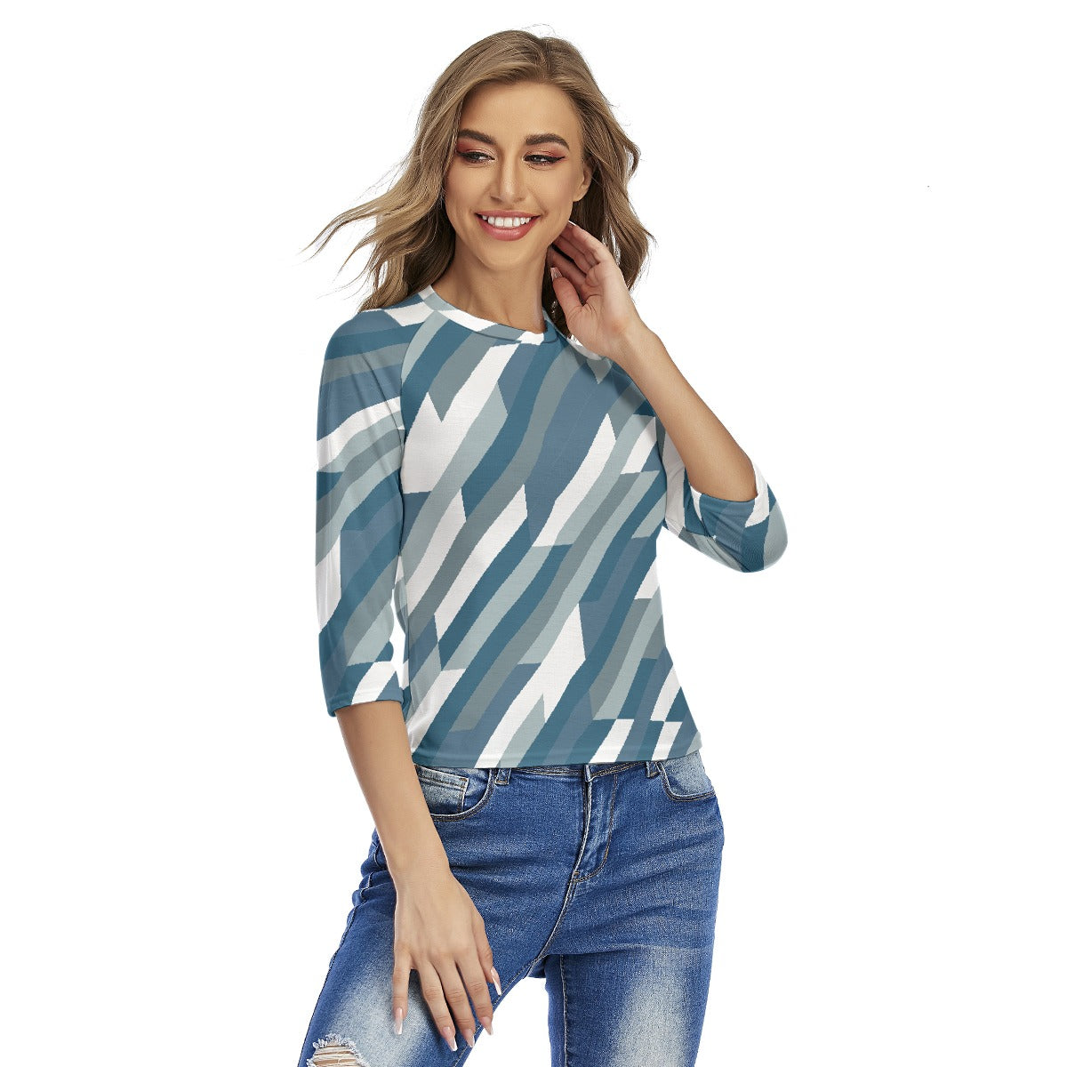 All-Over Print Women's Raglan Sleeves T-shirts