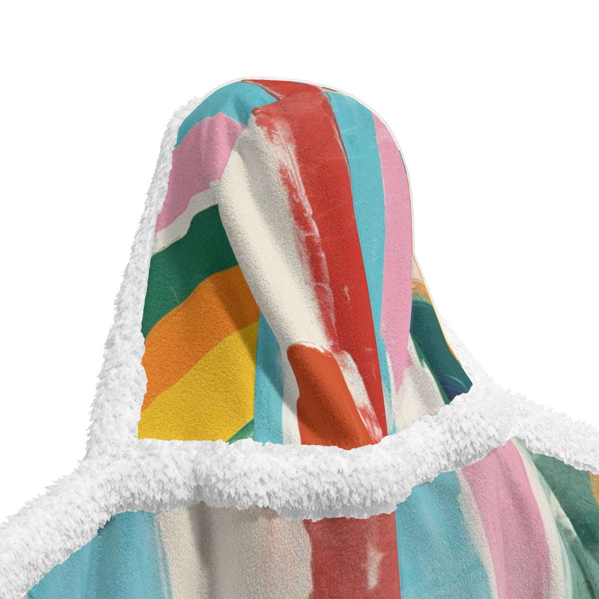 All-Over Print Unisex Wearable Hooded Blanket