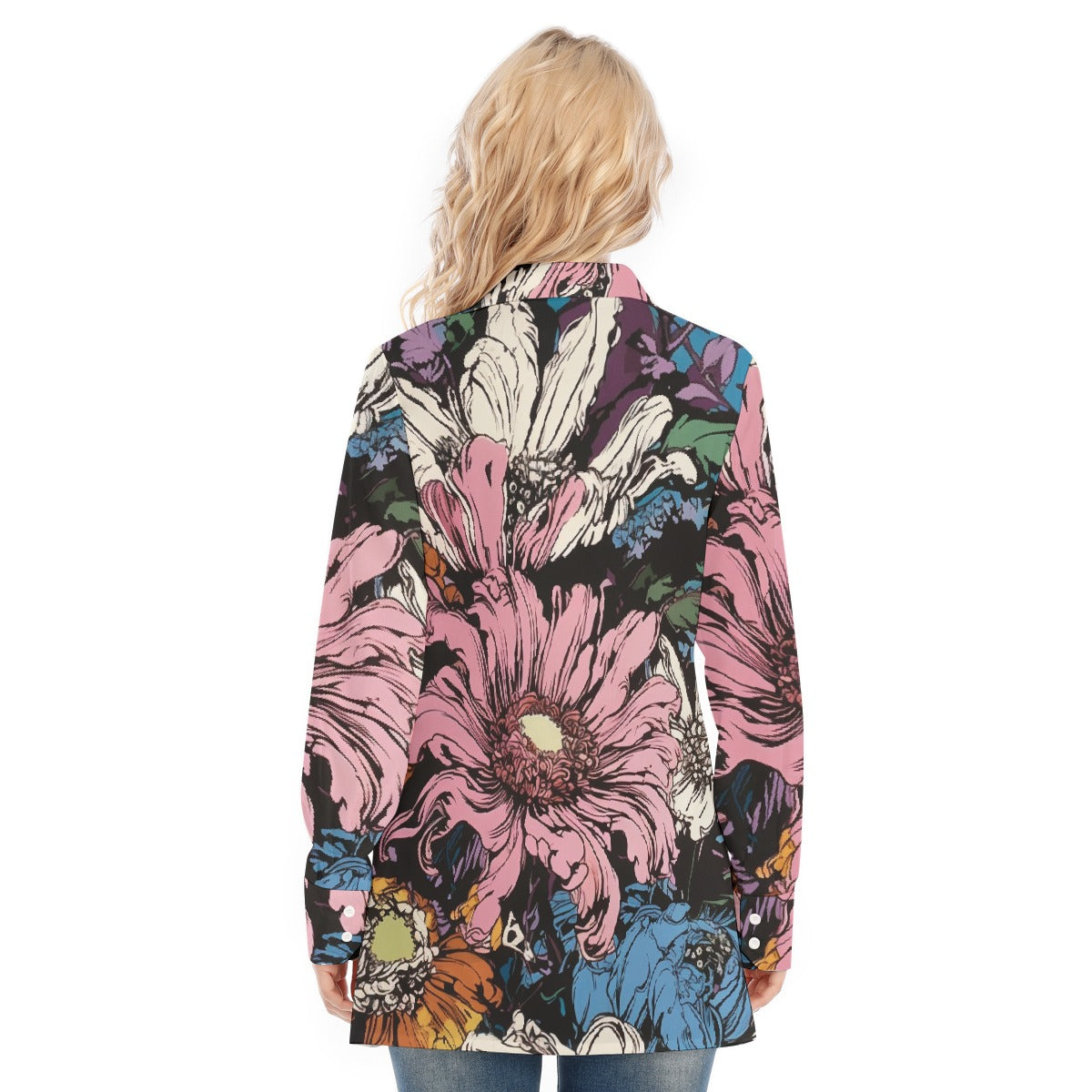 All-Over Print Women's Long Shirt