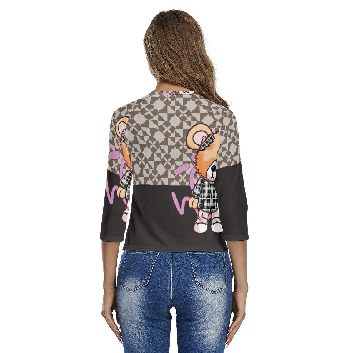 All-Over Print Women's Raglan Sleeves T-shirts