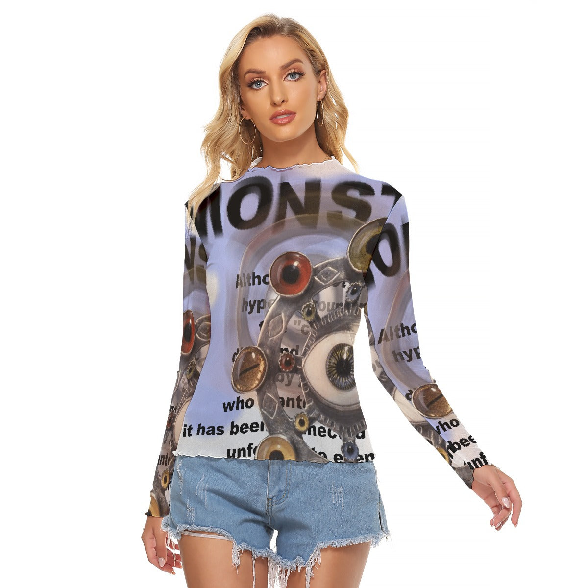 All-Over Print Women's Mesh T-shirt