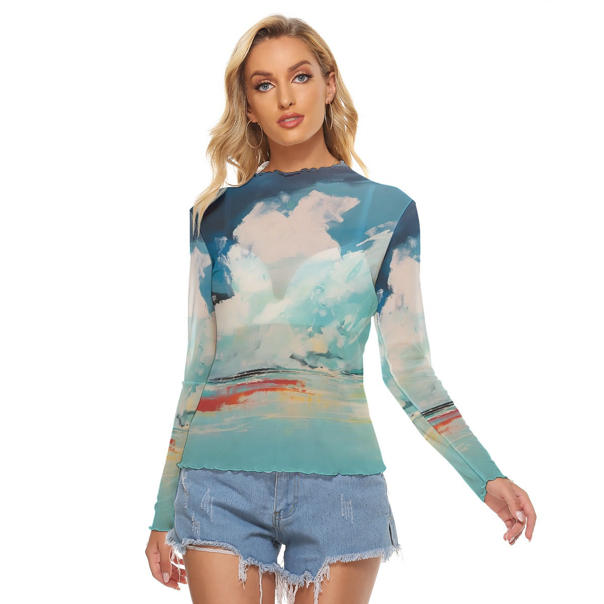 All-Over Print Women's Mesh T-shirt