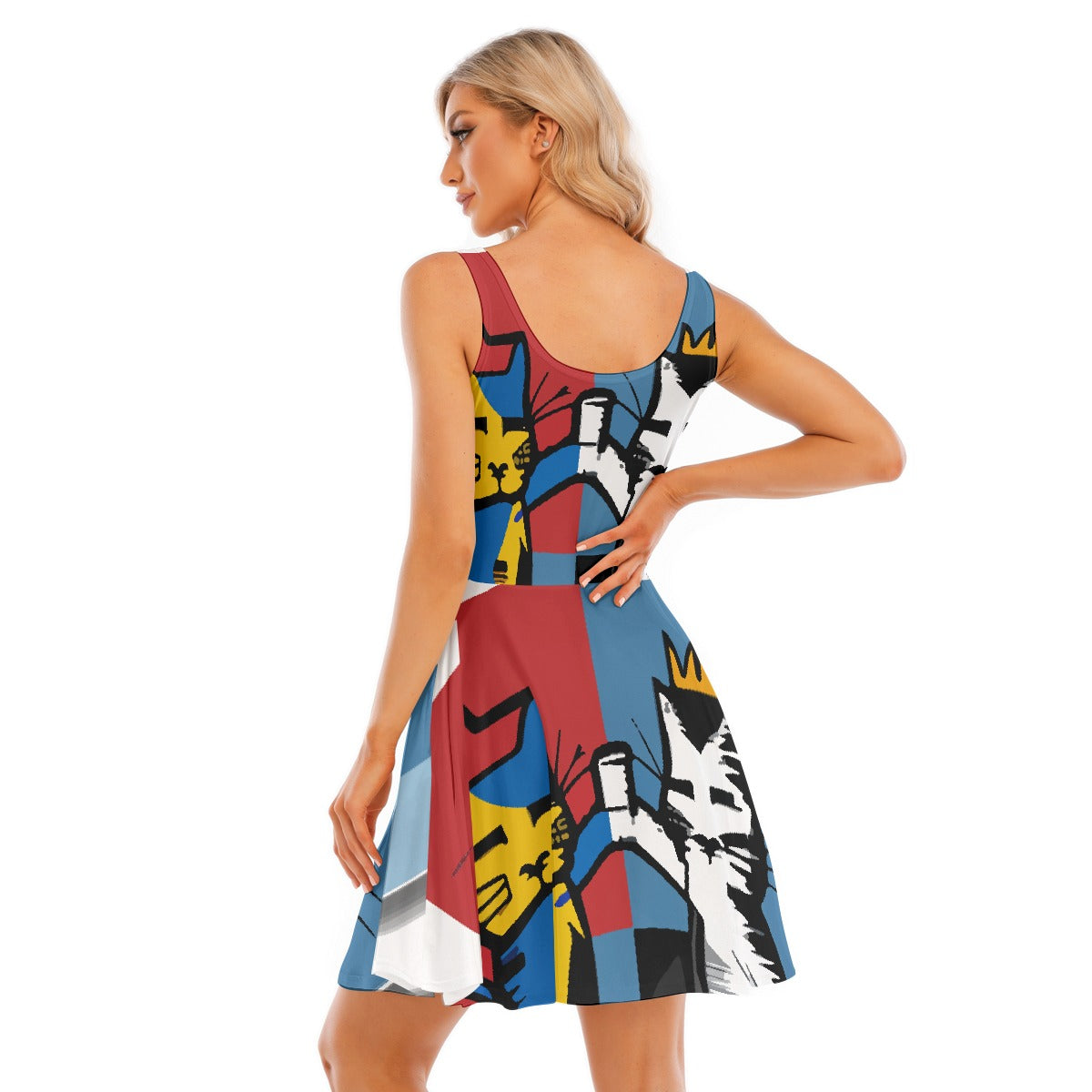 All-Over Print Women's Tank Vest Dress