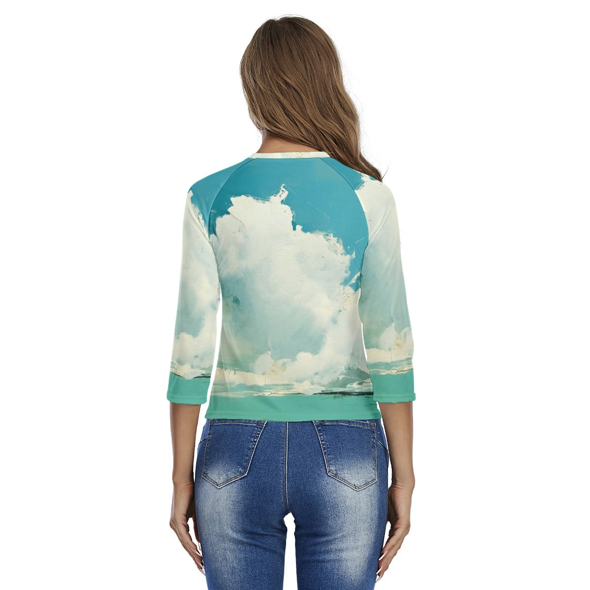 All-Over Print Women's Raglan Sleeves T-shirts