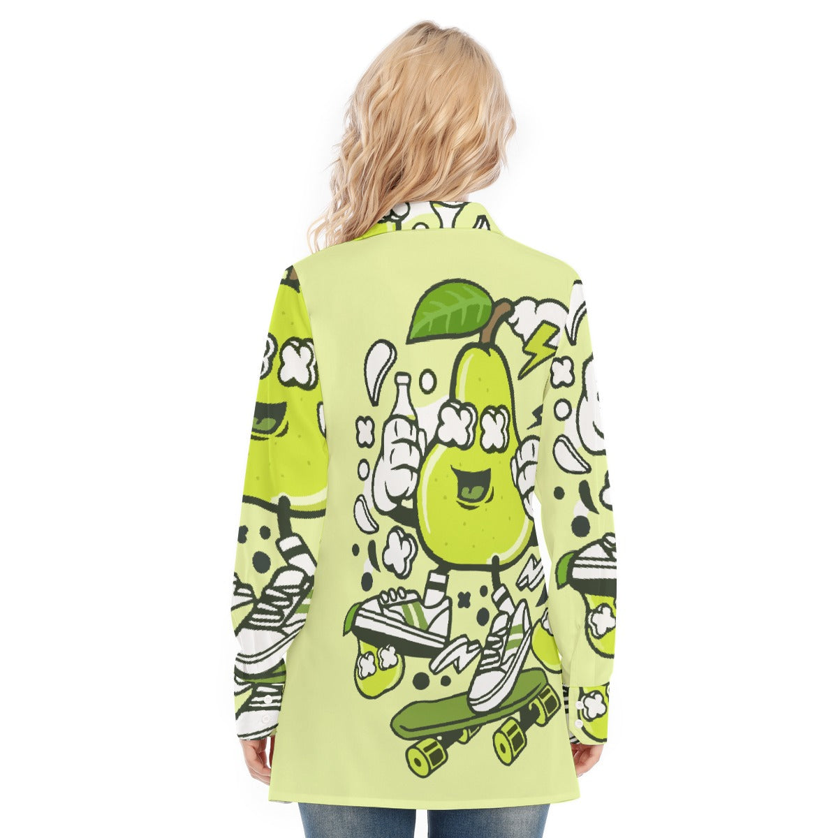 All-Over Print Women's Long Shirt