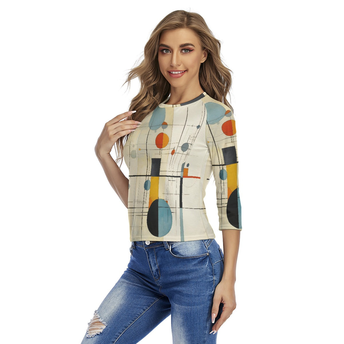 All-Over Print Women's Raglan Sleeves T-shirts