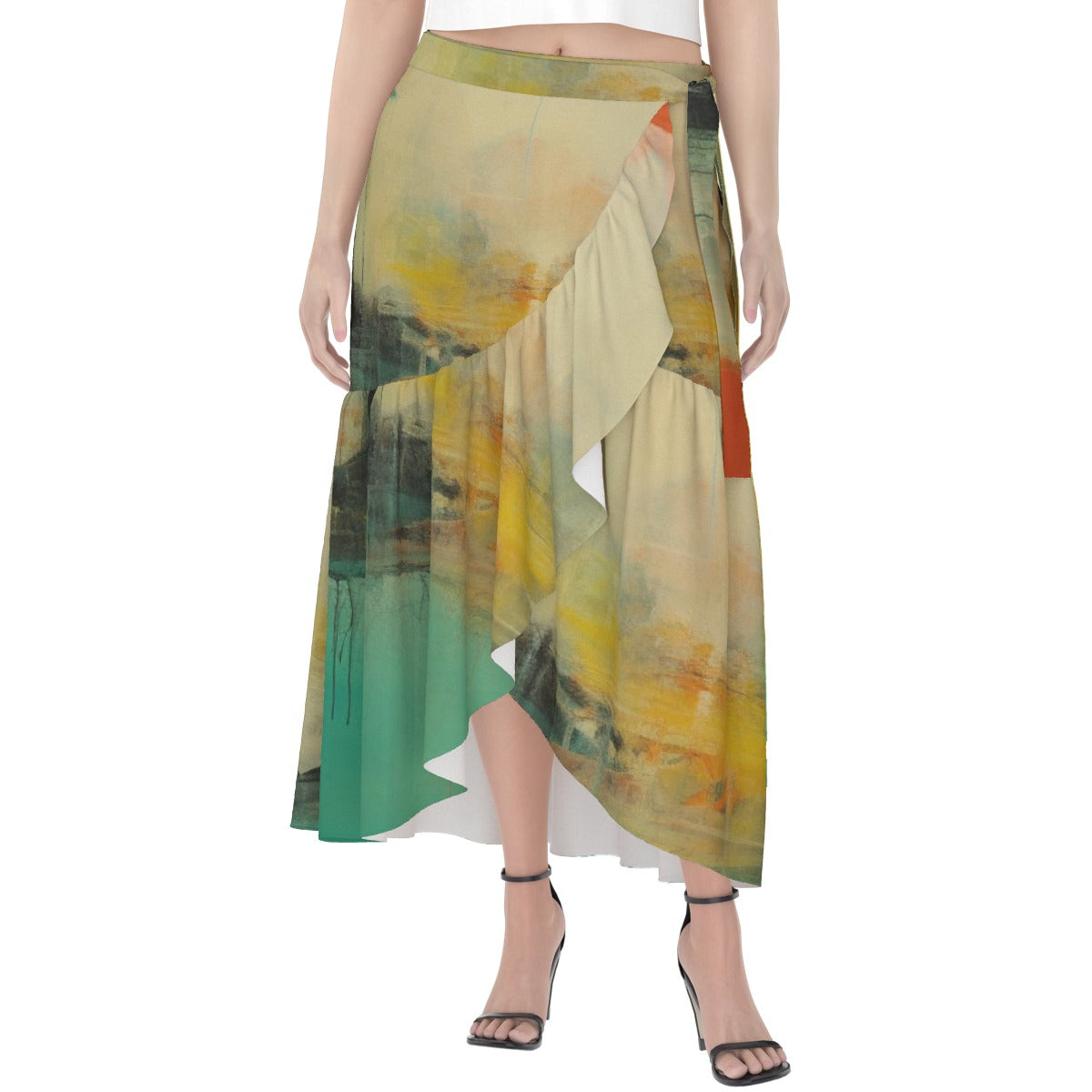 All-Over Print Women's Wrap Skirt