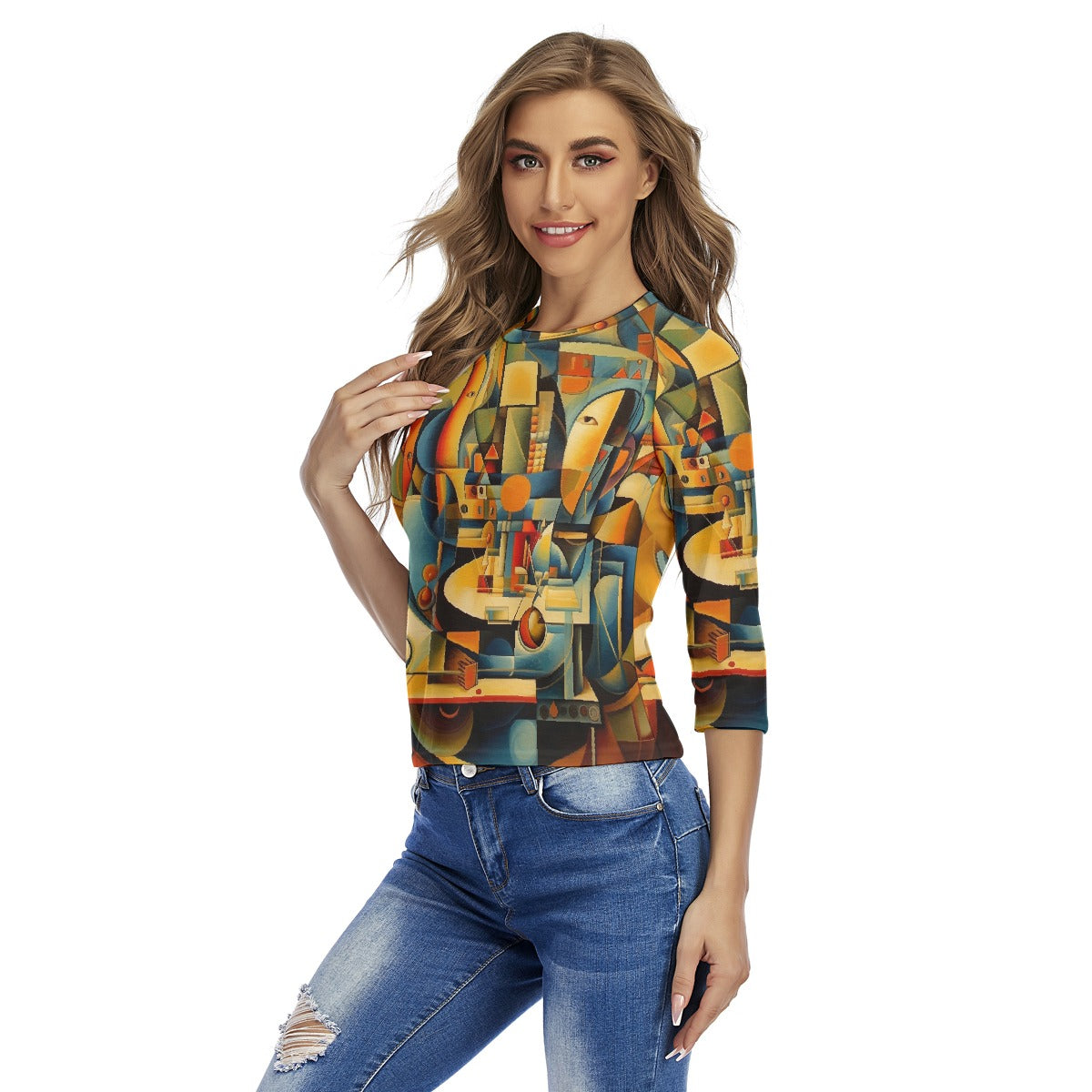 All-Over Print Women's Raglan Sleeves T-shirts