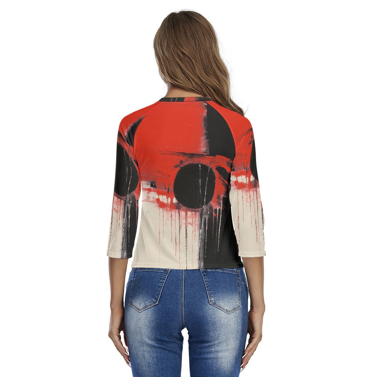 All-Over Print Women's Raglan Sleeves T-shirts