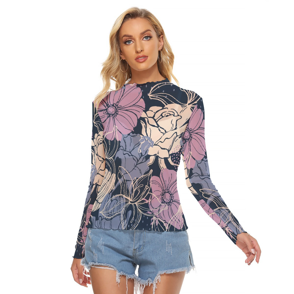 All-Over Print Women's Mesh T-shirt