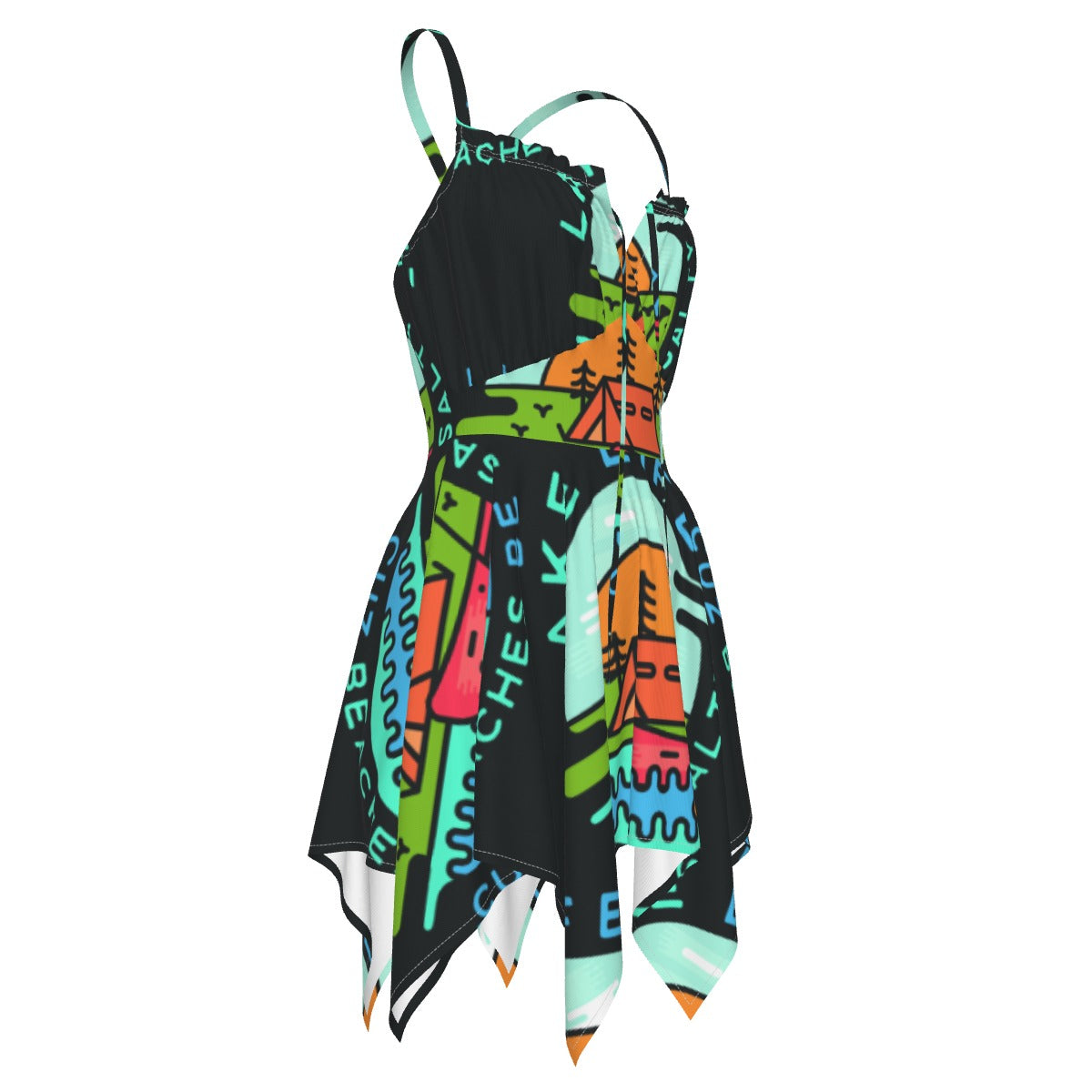 All-Over Print Women's Slip Dress