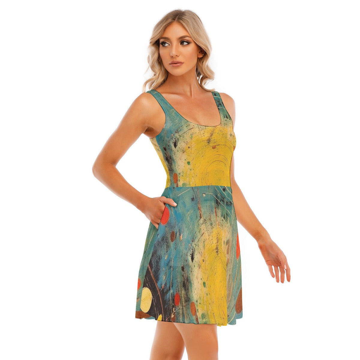 All-Over Print Women's Tank Vest Dress