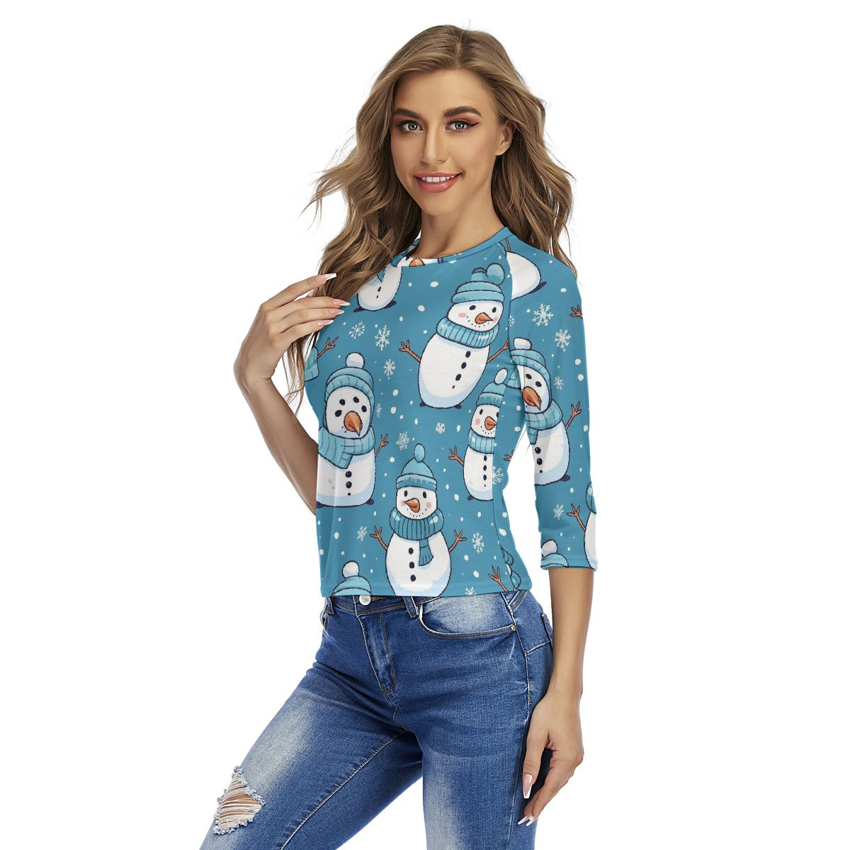 All-Over Print Women's Raglan Sleeves T-shirts