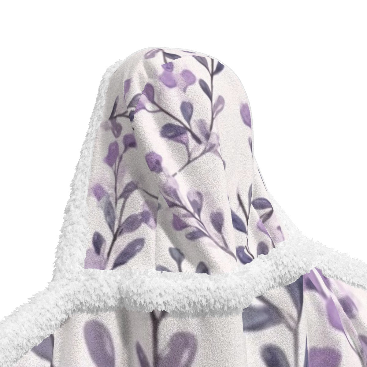 All-Over Print Unisex Wearable Hooded Blanket