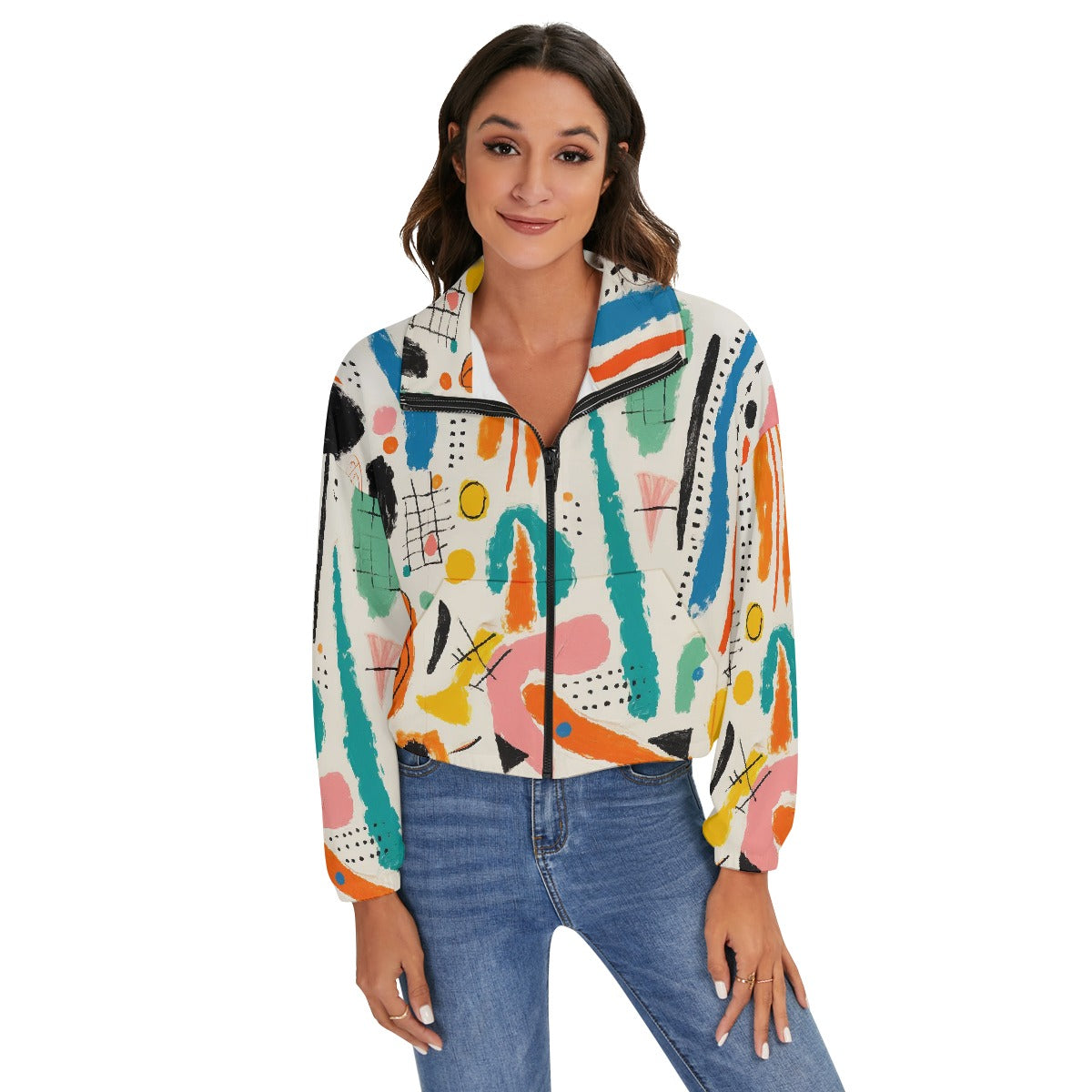 All-Over Print Women's Zip Jacket